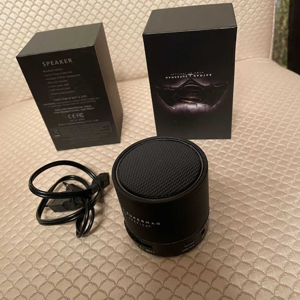 Compact Black Bluetooth Speaker